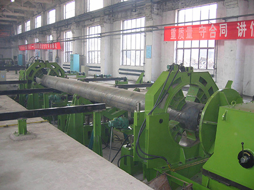 螺旋鋼管水壓檢測(cè)現(xiàn)場(chǎng)